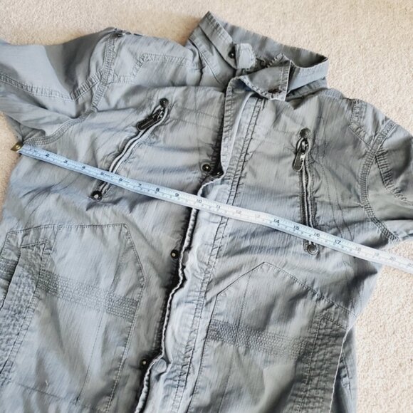 Burton London Y2K 2000s Aviator Military Urban Street Vintage Utility Jacket S - Picture 8 of 12